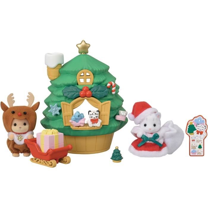 Mini-figurines - SYLVANIAN FAMILIES - La maison du Pere Noël - Des 3 ans