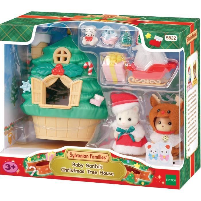 Mini-figurines - SYLVANIAN FAMILIES - La maison du Pere Noël - Des 3 ans