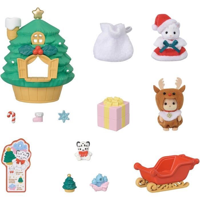 Mini-figurines - SYLVANIAN FAMILIES - La maison du Pere Noël - Des 3 ans