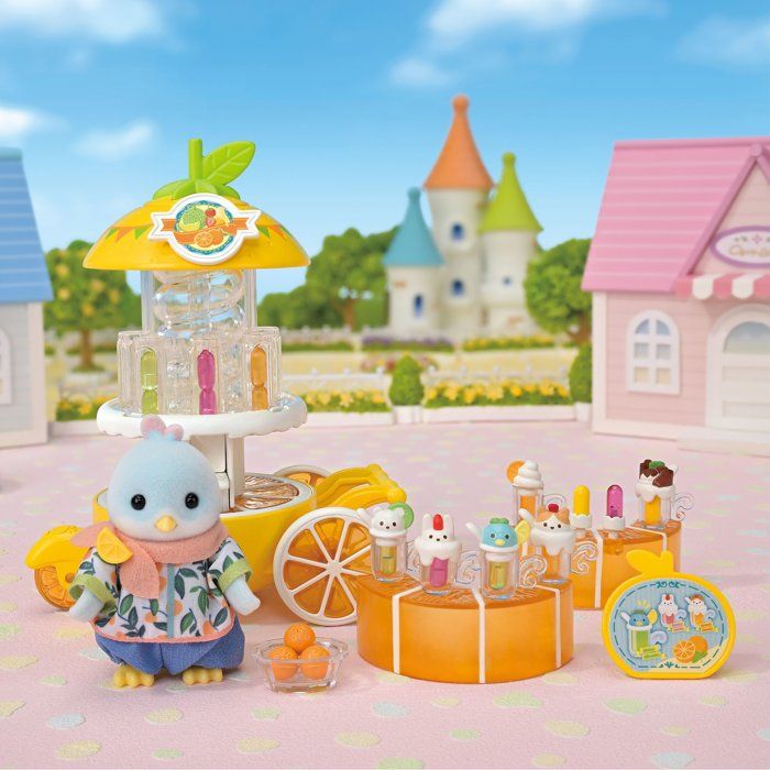 Le stand de jus de fruits - SYLVANIAN FAMILIES - La fete foraine - Des 3 ans