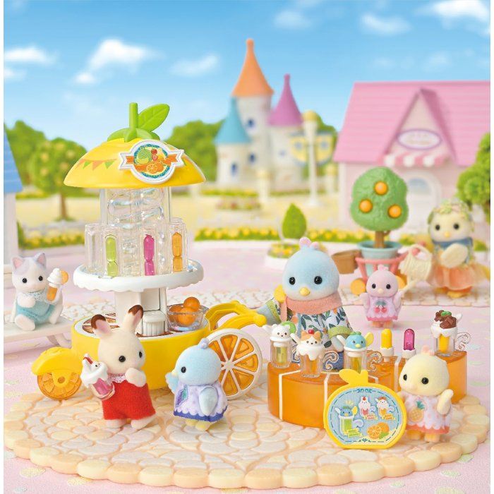 Le stand de jus de fruits - SYLVANIAN FAMILIES - La fete foraine - Des 3 ans