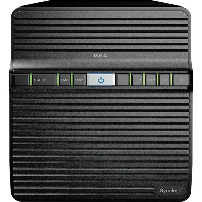 Serveur NAS - SYNOLOGY - DS423 - 4 baies - RAM 2Go