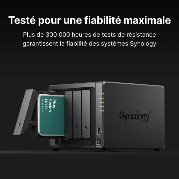 Disque dur interne SYNOLOGY HAT3300-6T - 6 To - SATA 6Gb/s - 5400 tours/min