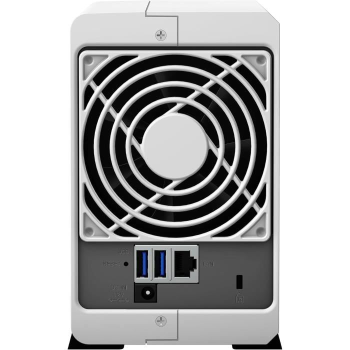 Serveur NAS - SYNOLOGY - DS223J - 2 baies - SATA 6Gb/s - RAID 1 - RAM 1 Go