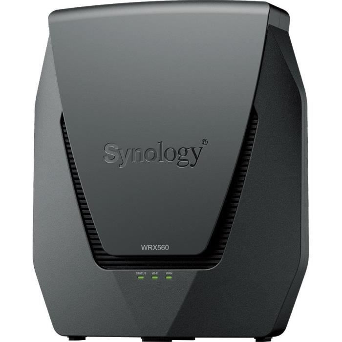 Routeur WiFi 6 Mesh Dual band 3 Gbit/s - SYNOLOGY WRX560 - Commutateur 4 ports - Gris