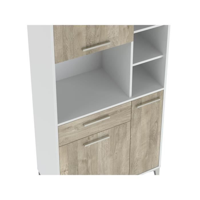 ECO Buffet de cuisine L 80 cm - DÈcor chene