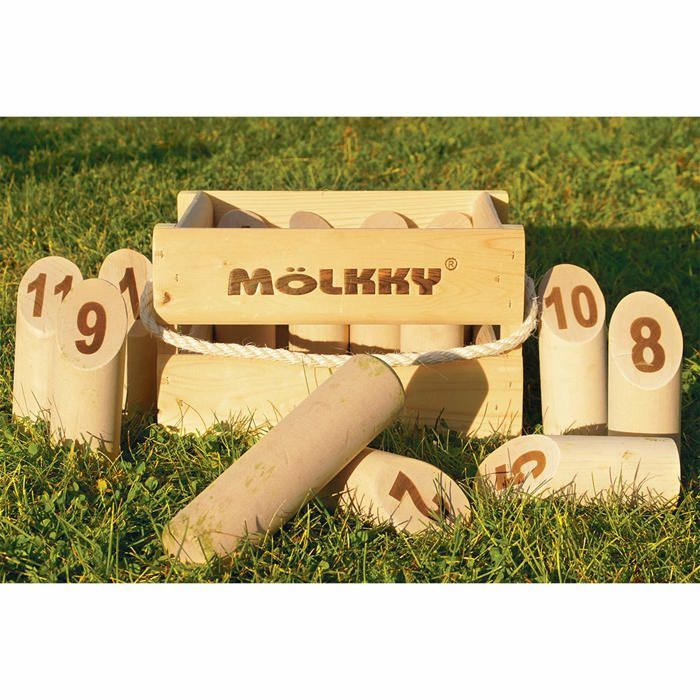 Jeu de quilles Mˆlkky - TACTIC - Version Luxe - Bois massif - Mixte - A partir de 7 ans