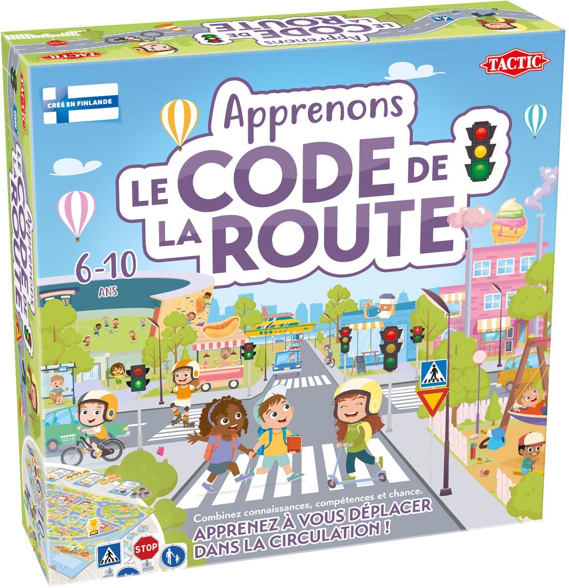 Apprenons le Code de la Route - Jeu éducatif - TACTIC - 2 joueurs et plus - Des 6 ans