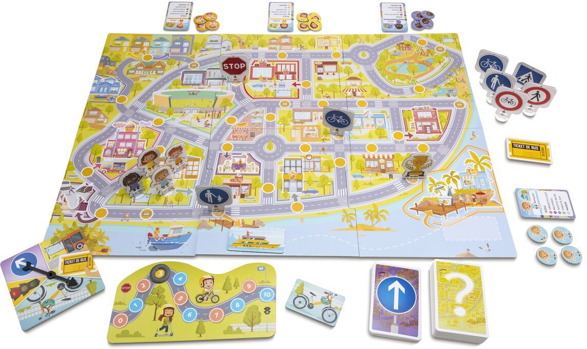 Apprenons le Code de la Route - Jeu éducatif - TACTIC - 2 joueurs et plus - Des 6 ans
