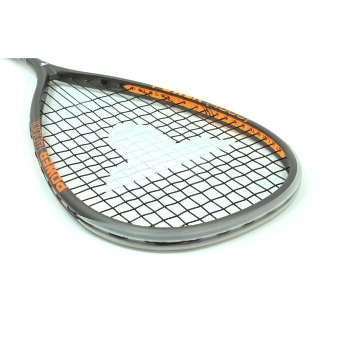 Raquette de squash - TALBOT TORRO - POWER 4000 - Profil en U - Cordage US 500 - Tete 480cm² - Cadre 18.2mm/135g - 175g