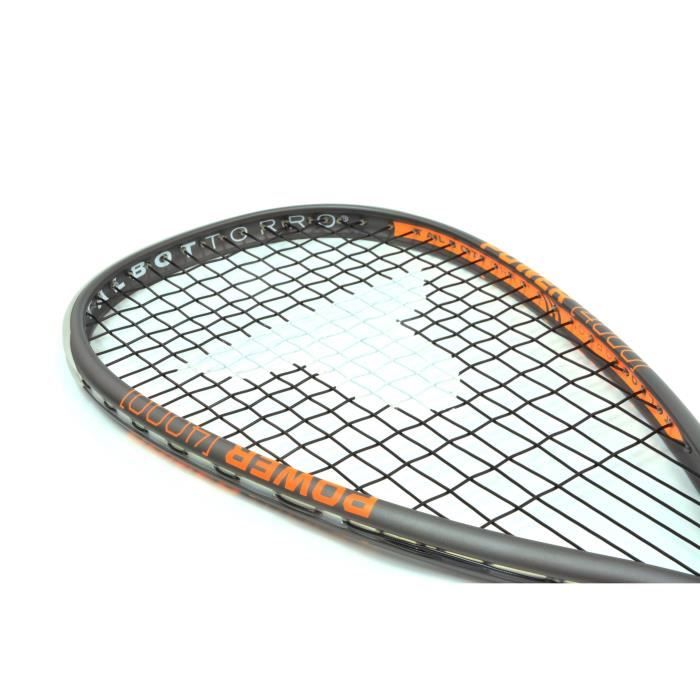 Raquette de squash - TALBOT TORRO - POWER 4000 - Profil en U - Cordage US 500 - Tete 480cm² - Cadre 18.2mm/135g - 175g