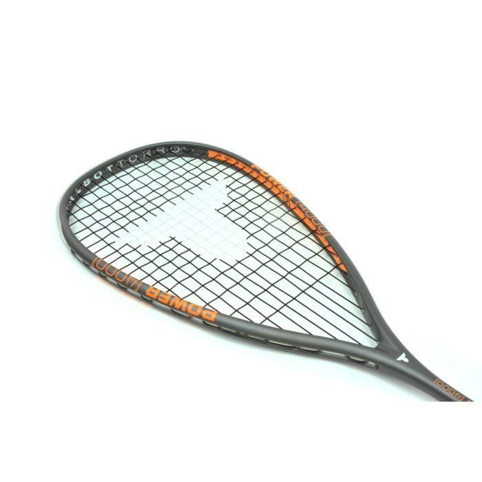 Raquette de squash - TALBOT TORRO - POWER 4000 - Profil en U - Cordage US 500 - Tete 480cm² - Cadre 18.2mm/135g - 175g
