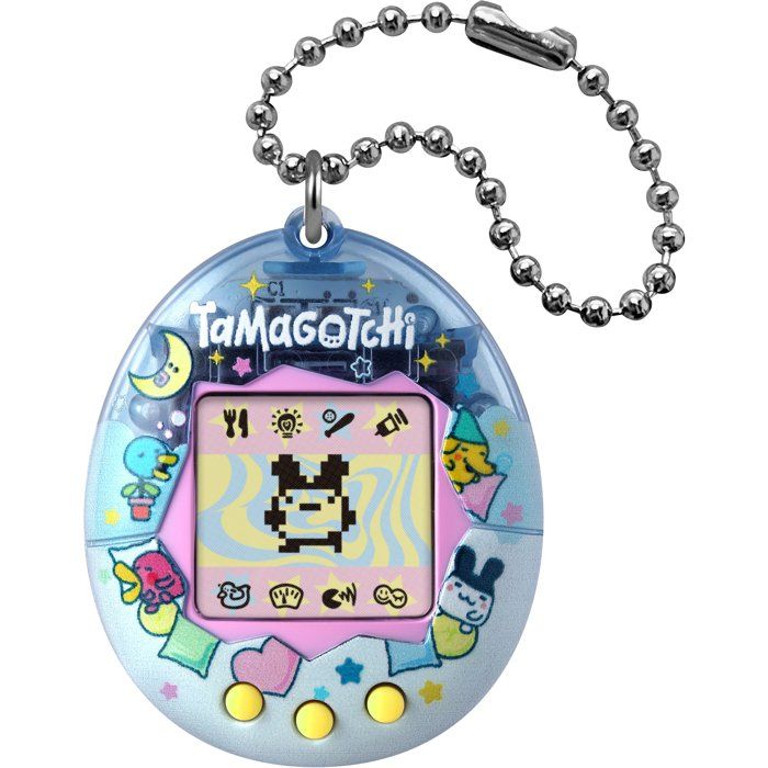 Tamagotchi - BANDAI - Tamagotchi original - Tama Sleeping - Animal électronique virtuel avec écran couleur, 3 boutons et jeux