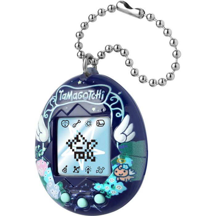 Tamagotchi - BANDAI - Tamagotchi original - Angel Night Garden - Animal électronique virtuel avec écran couleur, 3 boutons et jeux