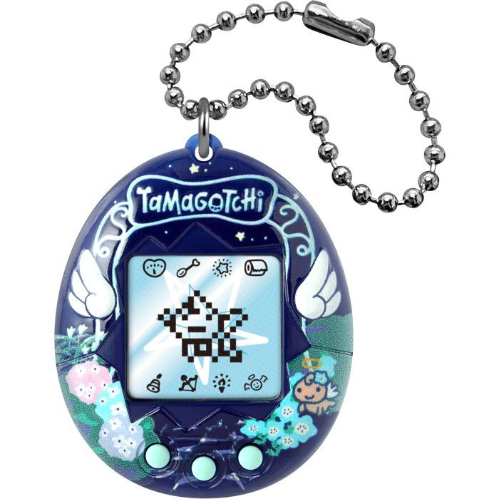Tamagotchi - BANDAI - Tamagotchi original - Angel Night Garden - Animal électronique virtuel avec écran couleur, 3 boutons et jeux