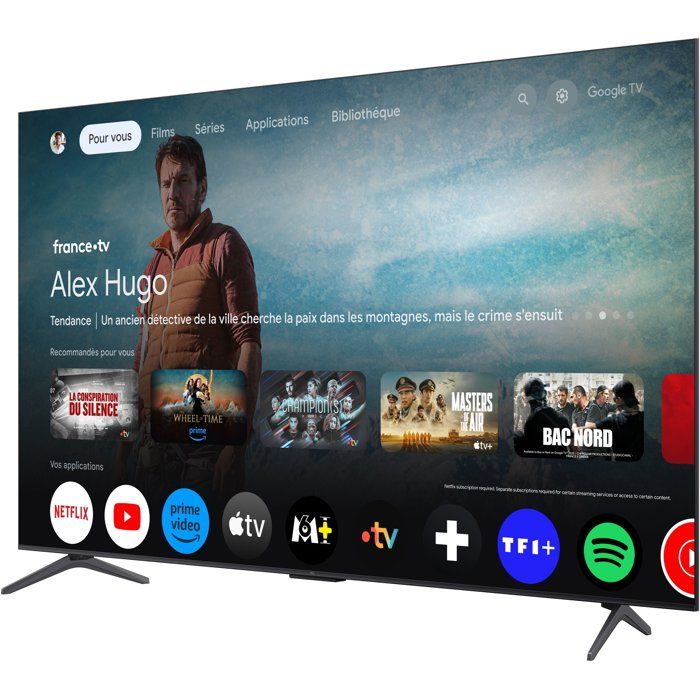 TCL 55C6K - TV QLED MiniLED 55 (140 cm) - 4K UHD 3840x2160 - 144 Hz - Dolby Vision - Google TV - 4xHDMI 2.1 - WiFi