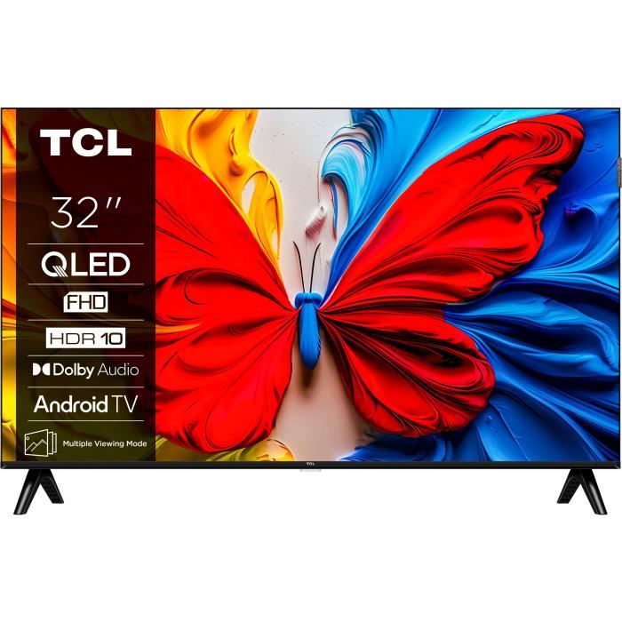 TCL 32S51K - TV QLED 32 (81 cm) - Full HD 1920x1080 - HDR10 - Android TV - 2xHDMI 1.4 - WiFi