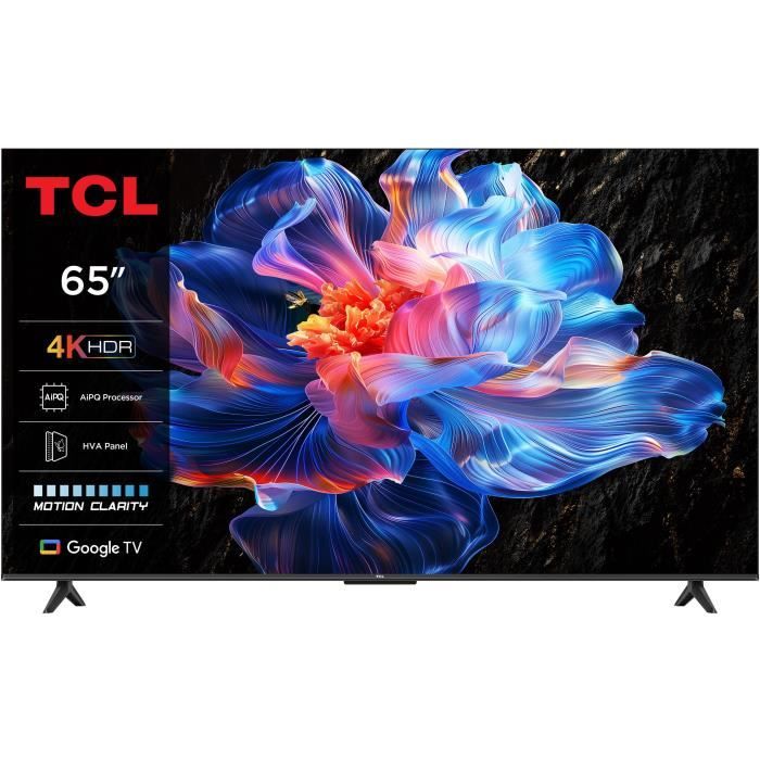 TCL 65P6K - TV LED 65 (165 cm) - 4K UHD 3840x2160 - HDR10+ - Google TV - 3xHDMI 2.1 - WiFi