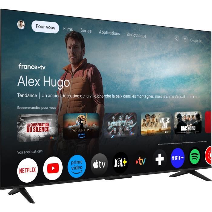 TCL 55T69C - TV QLED 55 (140 cm) - 4K UHD 3840x2160 - HDR10+ - Android TV - 3xHDMI 2.1 - WiFi