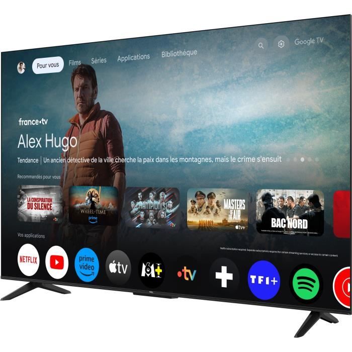 TCL 55T69C - TV QLED 55 (140 cm) - 4K UHD 3840x2160 - HDR10+ - Android TV - 3xHDMI 2.1 - WiFi