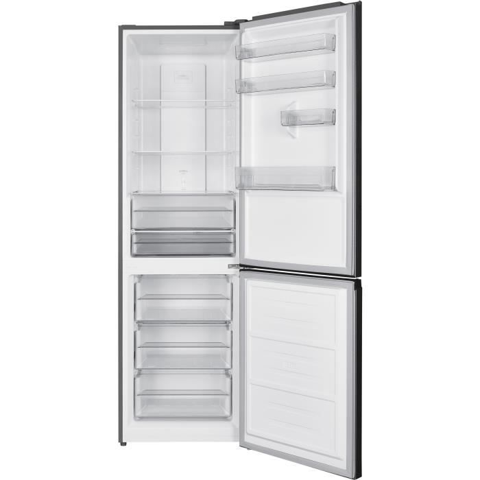 Réfrigérateur combiné - TCL - RP347BBD0 - 347 L - Classe D - 60 x 67,5 x 193,5 cm - Noir