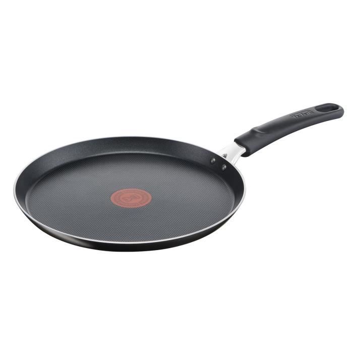TEFAL Easy Cook & Clean Poele a crepe 28 cm, Non induction, Revetement antiadhÈsif, FabriquÈ en France B5541102