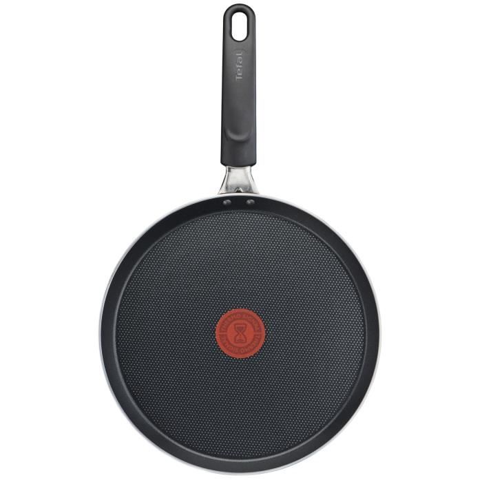 TEFAL Easy Cook & Clean Poele a crepe 28 cm, Non induction, Revetement antiadhÈsif, FabriquÈ en France B5541102