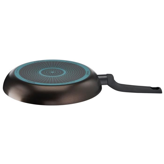 TEFAL Easy Cook & Clean Poele 28 cm, Non induction, Revetement antiadhÈsif, FabriquÈ en France B5540602