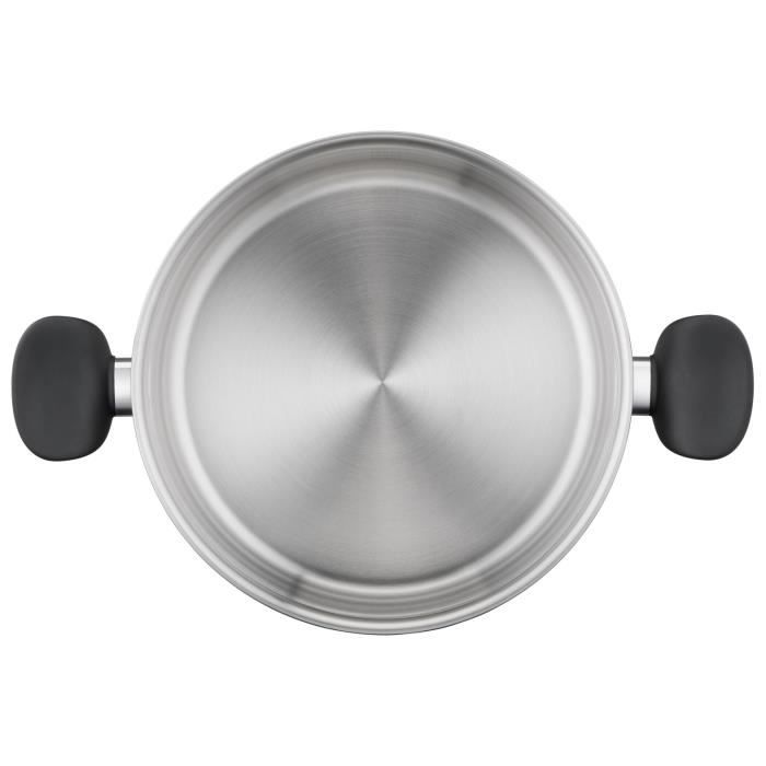 TEFAL Primary Marmite 28 cm + couvercle verre, Induction, Acier inoxydable haute qualitÈ, Garantie 10 ans E3086404