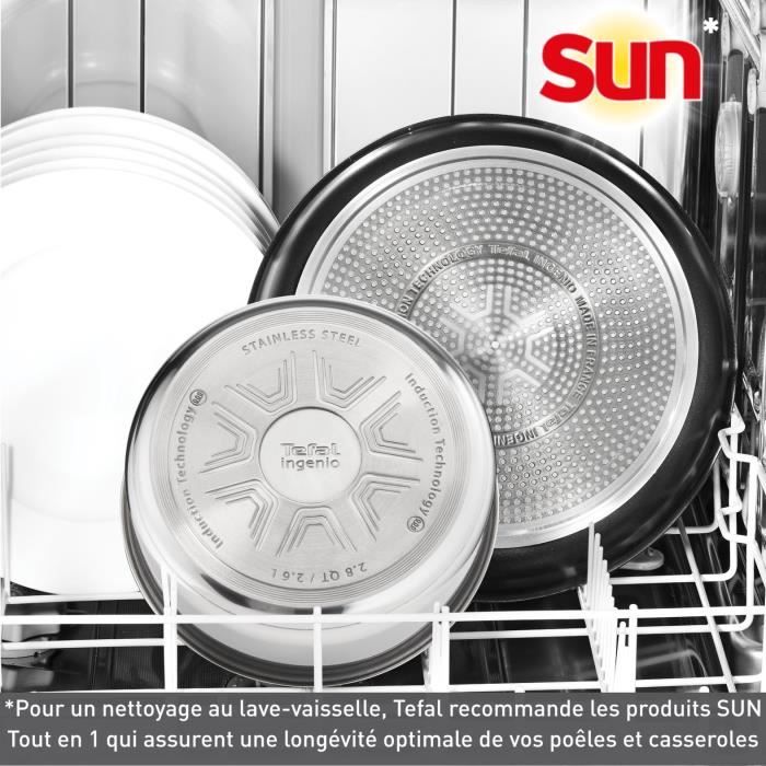 TEFAL INGENIO Easy Plus Poele a crepe 27 cm, Non induction, Revetement antiadhÈsif L1461004