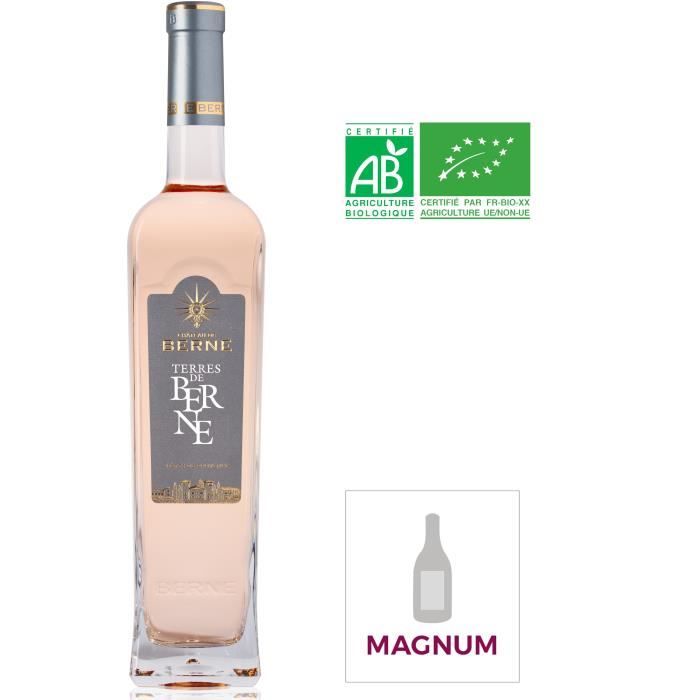 Magnum Château de Berne Côtes de Provence - Vin rosé de Provence - Bio 2025
