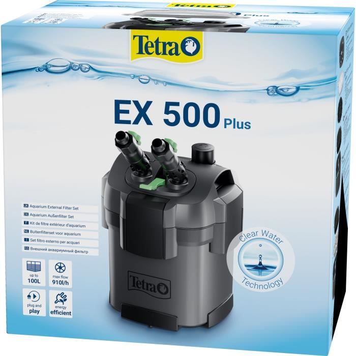 Filtre extérieur - TETRA - EX 500 plus - Pour aquarium jusqu'a 100 L