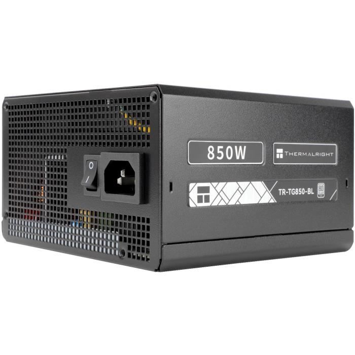 Alimentation PC - THERMALRIGHT - TG850-BL - 850W - 80+ Gold - Full modulaire - PCI-E 5.0 - Noir