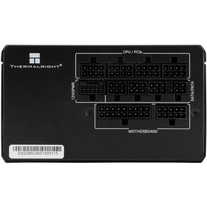 Alimentation PC modulaire - THERMALRIGHT SG850 - 80+ Gold - Noir