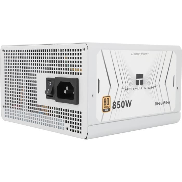 Alimentation PC modulaire - THERMALRIGHT SG850-W - 80+ Gold - Blanc