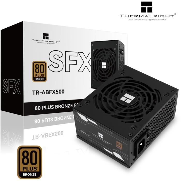 Alimentation PC non modulaire - THERMALRIGHT ABFX 500 - 80+ Bronze - Noir