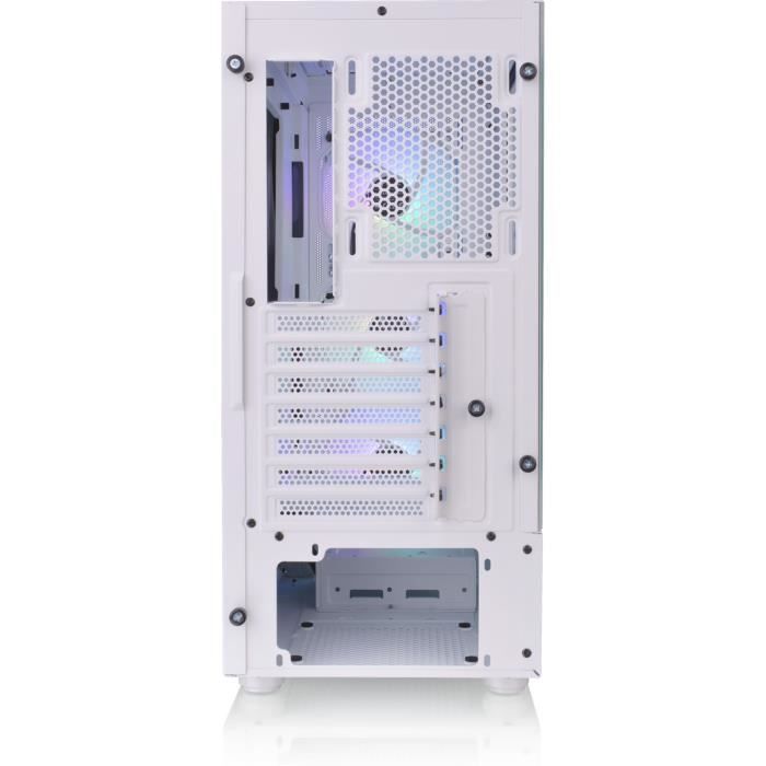 BoÓtier PC Moyen Tour sans alim - THERMALTAKE S200 TG ARGB (Blanc) - ATX/Micro ATX - 3x120mm A-RGB - USB 3.0/2.0 - Verre trempÈ