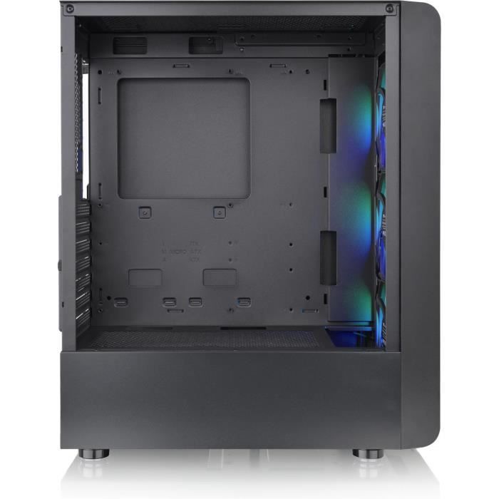 BoÓtier PC - THERMALTAKE - S200 TG ARGB (Noir) - Moyen tour - Format ATX - Sans alimentation
