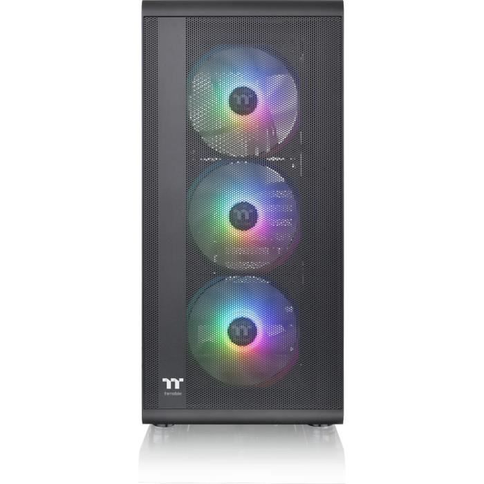 BoÓtier PC - THERMALTAKE - S200 TG ARGB (Noir) - Moyen tour - Format ATX - Sans alimentation