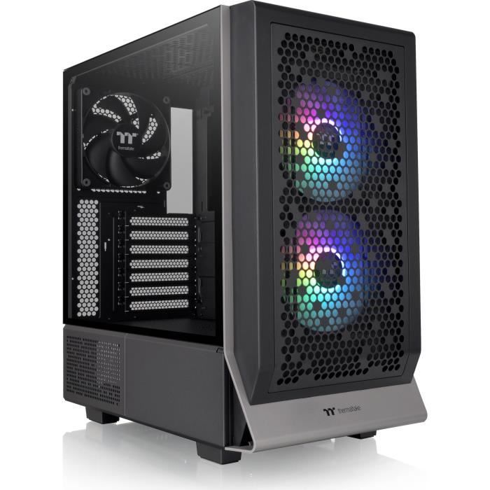 BoÓtier PC - THERMALTAKE - CERES 300 TG ARGB (Noir) - Moyen tour - Format E-ATX - Sans alimentation