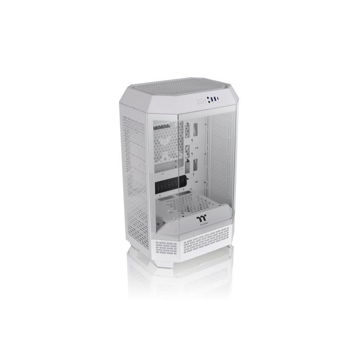 Boîtier PC - THERMALTAKE - The TOWER 300 Snow (Blanc) - Mini tour - Format Micro-ATX - 3 baies internes