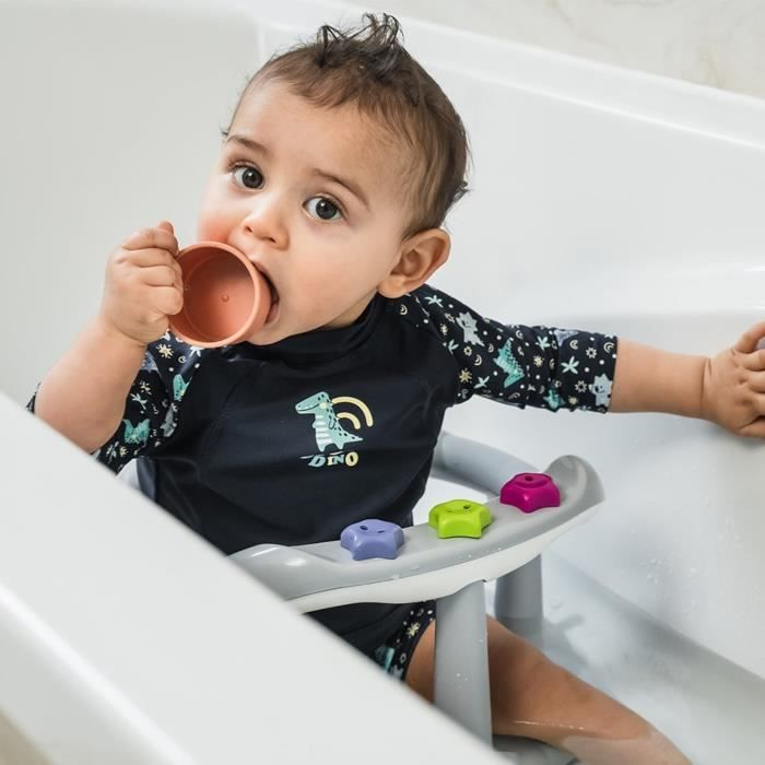 Jouets de bain - THERMOBABY - Empilables - Colorés et éducatifs des 10 mois