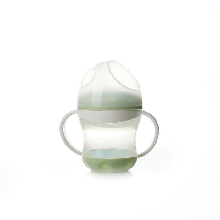 Tasse anti-fuites - THERMOBABY - Vert Céladon - 180 ml - Ergonomique et hygiénique