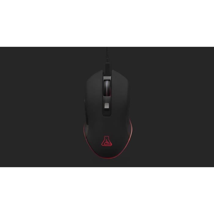 Pack 2 en 1 - The G Lab - Combo Hydrogen BKG - Clavier Azerty - Souris Filaire - Noir