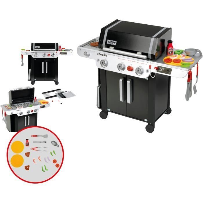 Grand barbecue Weber Genesis - KLEIN - 9445 - Bois FSC - Avec accessoires - Des 3 ans