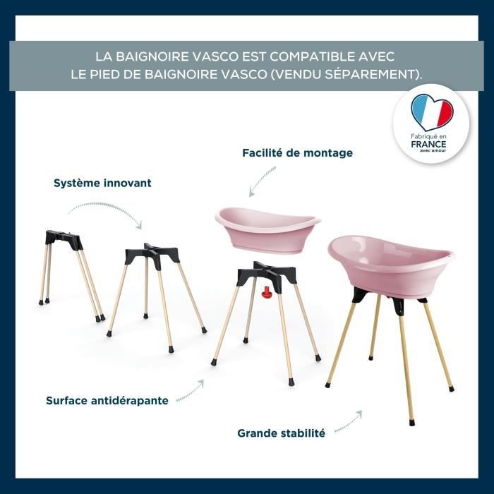 THERMOBABY Baignoire Vasco - rose poudré