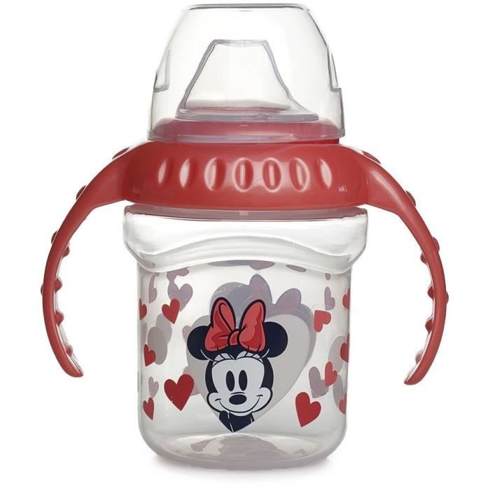 Pack repas 1er age THERMOBABY MINNIE - 1 grignoteuse + 1 bol avec cuillere + 1 tasse a poignée + Set de 2 couverts