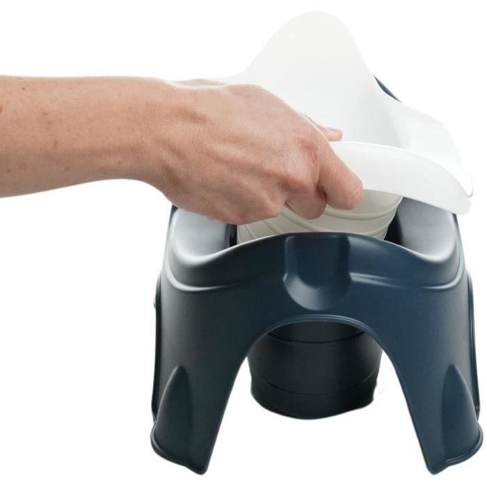 Pot - THERMOBABY - IDEO - Bleu - Avec écuelle amovible, ergonomique et robuste