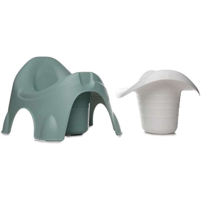 Pot - THERMOBABY - IDEO - Vert Sauge - Avec Ècuelle amovible, ergonomique et robuste
