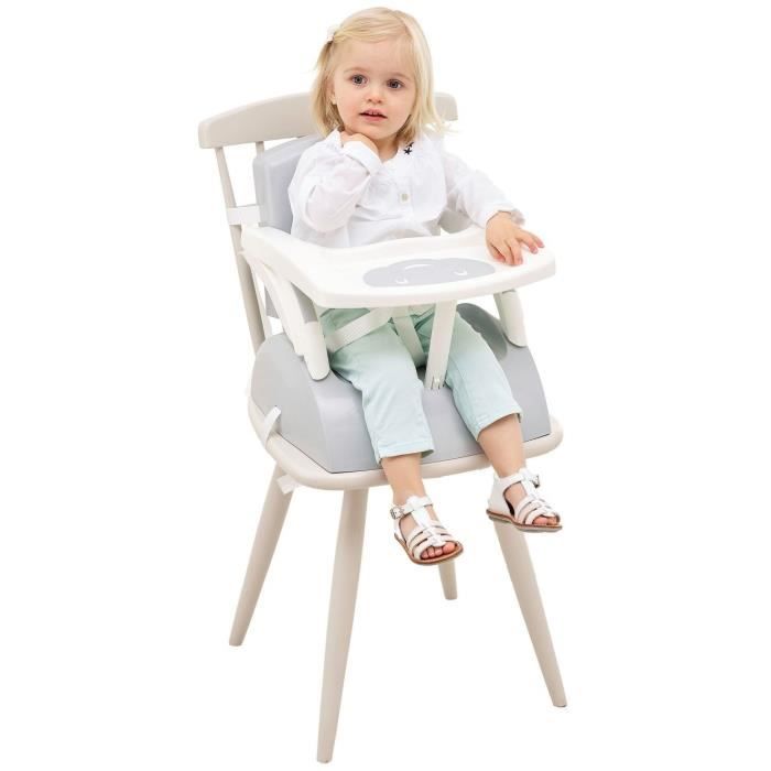 THERMOBABY REHAUSSEUR de Chaise 2 en 1 Gris Charme